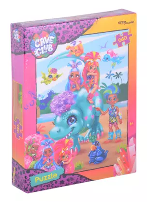 Пазл 260 Cave Club (6+) (95120) (34,5х24 см) (коробка) (Mattel) — 2860780 — 1