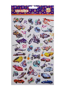 Наклейки Техно с зол. окантовкой (FD060026) (C14308) (19х30см) (ассорти) (6 дизайн.)