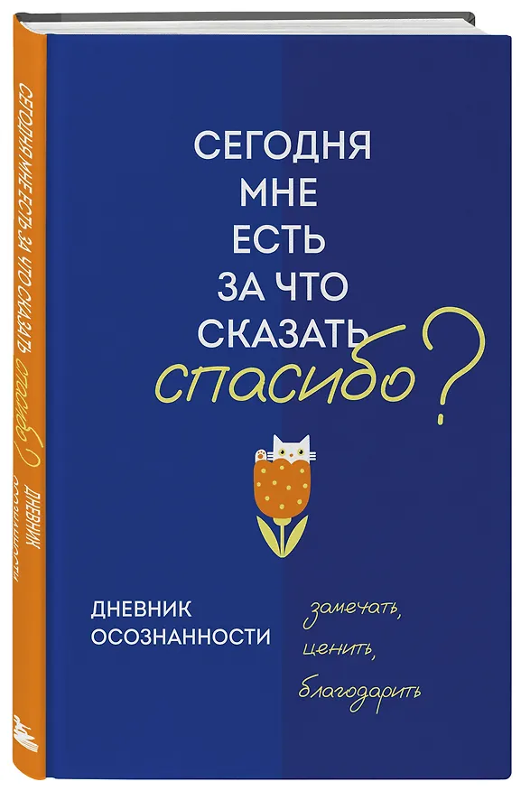 Ежедневник недатированный «Дневник осознанности. Сегодня мне есть, за что сказать спасибо?» А5, 64 листа, Эксмо 3110039 — 2