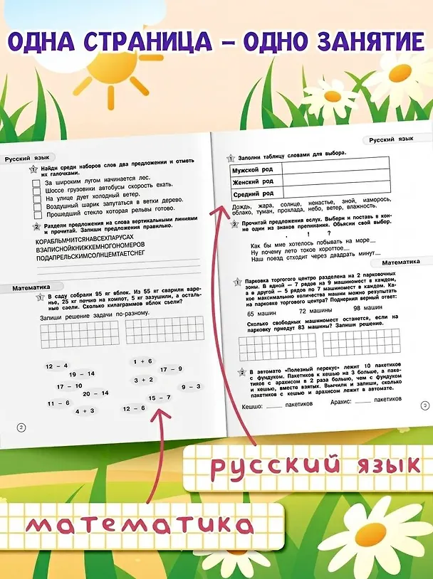 Книга Вспомнить всё! За месяц до школы. Переходим в 3 класс. Математика и русский язык (Владимир Королев) — 6