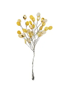 Мини-веточки с акриловыми капелькими Янтарные (SCB23325409) (1 букетик)