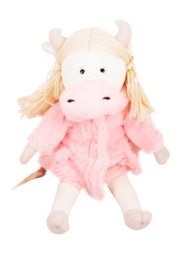 Мягкая Игрушка Maxitoys Luxury, Коровка Варвара в Розовой Шубке, 22см 2823497 — 1