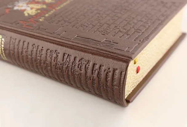 Книга Древняя русская история. До монгольского нашествия. Коллекционное иллюстрированное издание премиум-класса в кожаном переплете ручной работы с красочным тиснением и золочеными обрезами (Михаил Погодин) — 10