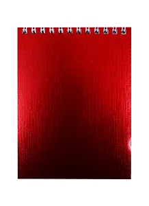 Блокнот "METALLIC", А6, 40 листов, клетка, красный