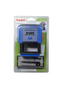 Штамп самонаборный 7-стр 60*33 синяя подушка, 4928, TRODAT