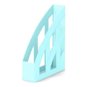 Лоток вертикальный «Office, Pastel», Erich Krause, 75 мм, пластиковый, голубой