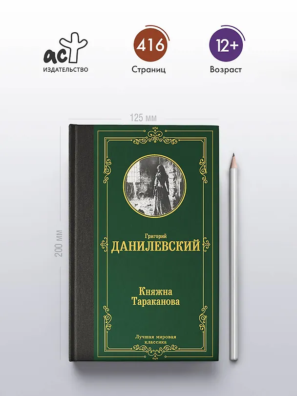 Книга Княжна Тараканова (Григорий Данилевский) — 6