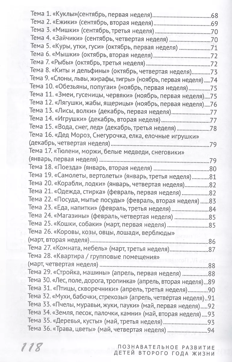 Познавательное развитие детей второго года жизни: Методическое пособие для  реализации образовательной программы 