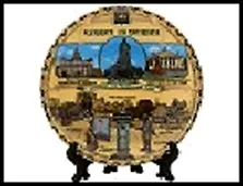 ГС тарелка керамика Челябинск Коллаж 10 см 488395 2322500