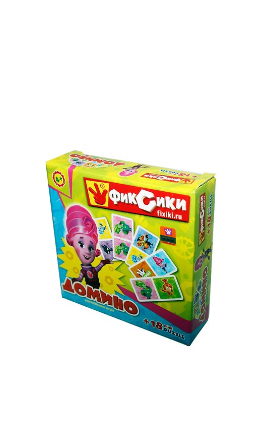НИ Фиксики Домино (11661) (+18mini puzzle) (4+) (коробка) 2388344 — 1