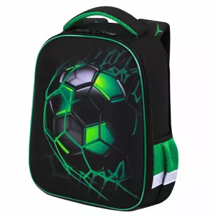 Ранец  KIDSS MINI "Green ball" 1 отд., 35*27*12,5см, 2 кармана — 3024083 — 1