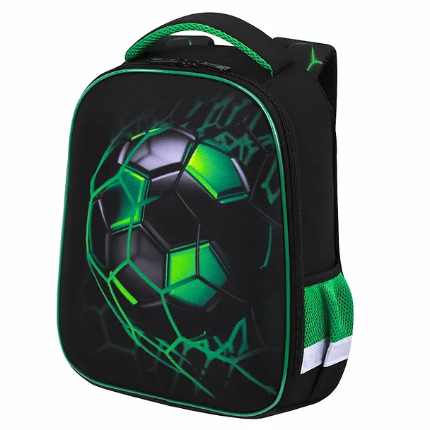 Ранец  KIDSS MINI "Green ball" 1 отд., 35*27*12,5см, 2 кармана 3024083 — 1