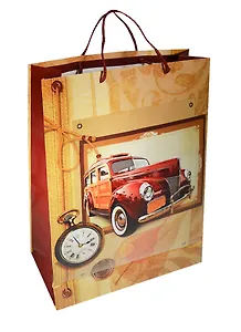 Пакет подарочный бумажный А3 33*45,5 ламинат, универс./муж.тематика, ассорти AA, Арт-Дизайн