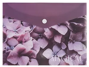 Папка-конверт А5 на кнопке "Fleur", Yoi