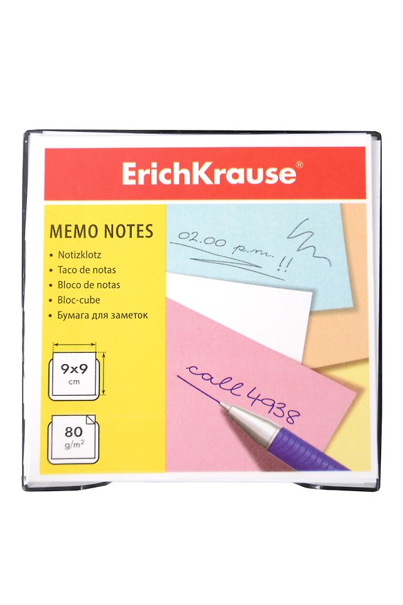 Блок-куб белый, 90х90х90 мм, Erich Krause 3148161 — 1