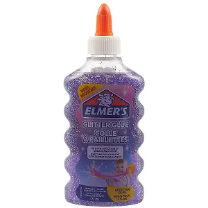 Клей для слаймов с блёстками, фиолетовый, 177 мл