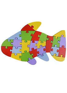 Деревянные пазлы-фигуры Рыбка 26эл