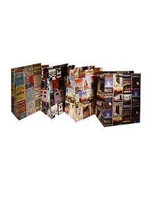 Пакет подарочный бумажный "Плакаты" А5