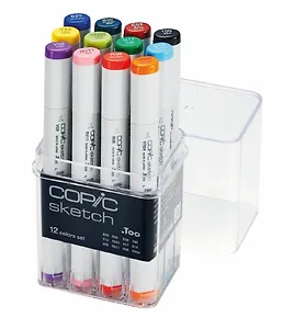Набор маркеров Copic Sketch основные цвета, 12 цветов