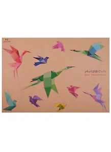 Альбом для рисования Unnika, "Искусство оригами", А4, 40 листов, на склейке