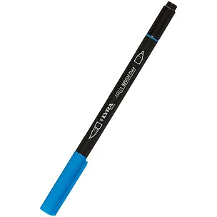 Фломастер Aqua Brush Duo двухсторонний, 2мм. Королевский синий 245780