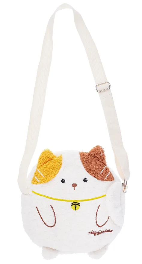 Сумочка плюшевая Котик (20х18х5) (12-12415-202411-B10) Bookvalno 3076697 — 2