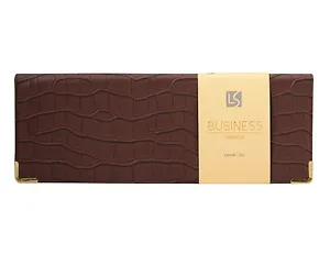 Планинг датированный 2026 год, 56 листов "Business Premium. Impact", темно-коричневый, искусственная кожа
