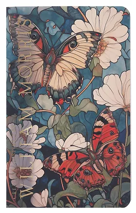 Книга для записей 130*210 32л "Creative. Inspired by William Morris (пионы с бабочками)" скрепка 3092665