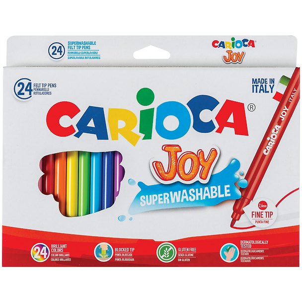 Фломастеры «Joy» Carioca, 24 цвета 212895 — 1