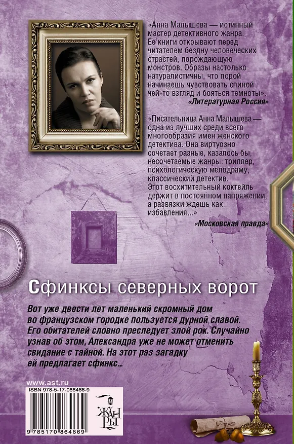 Книга Сфинксы северных ворот (Анна Малышева) — 2