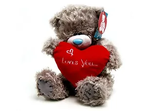 Мягкая игрушка Медведь с сердцем в руках (23cм) (POL0953-D) 2375768