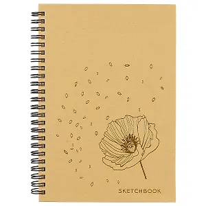 Скетчбук «Хрупкий цветок», 80 листов, А5