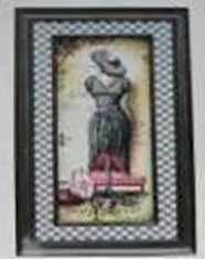 Декоративная картина с рамкой... (36х66) (24908)