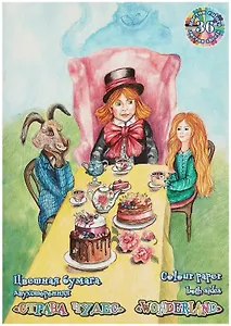 Бумага цветная А4, 36 цветов, 36 листов, "Страна чудес" двухсторонняя, 70г/м2, скрепка