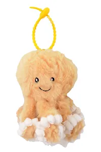 Брелок Осьминог бежевый (текстиль) (15см) (12-202510-960-OCT-2)