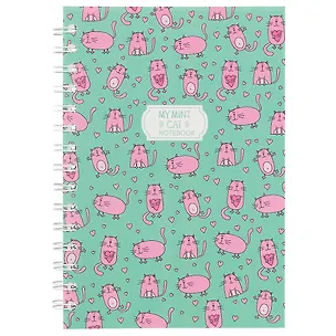Тетрадь в клетку Hai Bin, My mint cat, 96 листов 248007