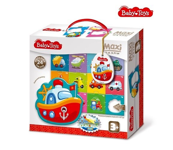 Пазл MAXI BABY TOYS Техника 24эл.поле 61*47см 353540 — 1