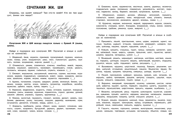 Книга 30000 тренировочных заданий по русскому языку. 1 класс (Владимир Королев) — 7