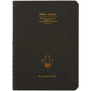 Записная книжка «Black Cactus», 28 листов, А6