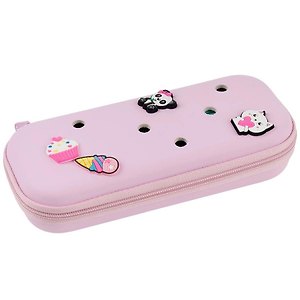 Пенал 1отд. "EVA pink" 23,5*10, откидн.планка, розовый, ЭВА материал, инд.уп., Berlingo