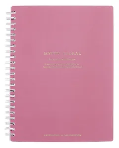 Тетрадь 120 листов в клетку "Blossom. Irises", фиолетовый, на спирали