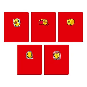 Тетрадь в клетку Listoff, "Total Red. Ducks", 48 листов, в ассортименте 3033034