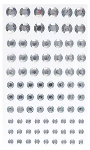 Стразы кристаллы, белые, микс размеров