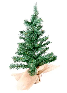 Новогодняя мини-елка Зелёная Красавица (ПВХ) (50х28)