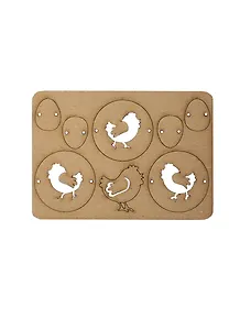 Чип-борд Гирлянда цыплятки (007772)