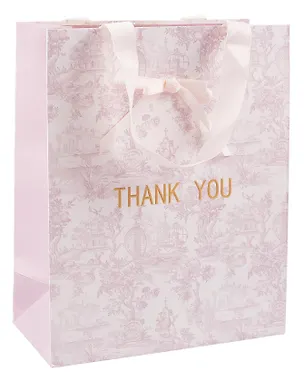 Пакет А4 26*32*12,5 "THANK YOU" жен., тиснение фольгой, бум.мат.ламинат 3104073