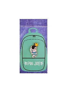 Значок Pin Joy Космонавт со звездочкой (металл) (12-08599-916)