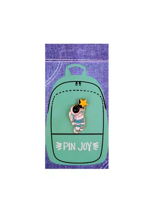 Значок Pin Joy Космонавт со звездочкой (металл) (12-08599-916) — 2856701 — 1