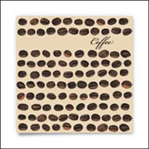 Салфетки Daisy бум. сервиров. Кофе (SDOG000601) (33х33) (20шт) (3сл)