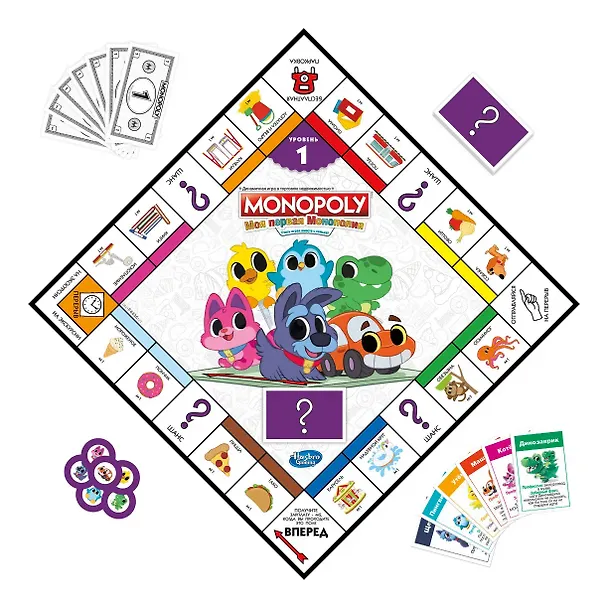 Игра настольная Hasbro Games Монополия Джуниор 2в1 3066903 — 4